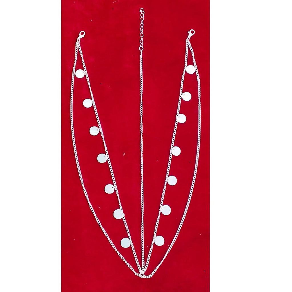 European and American new bohemian wafer layered hair chain female wedding jewelry multi-layer personalized Gypsy sequined head chain