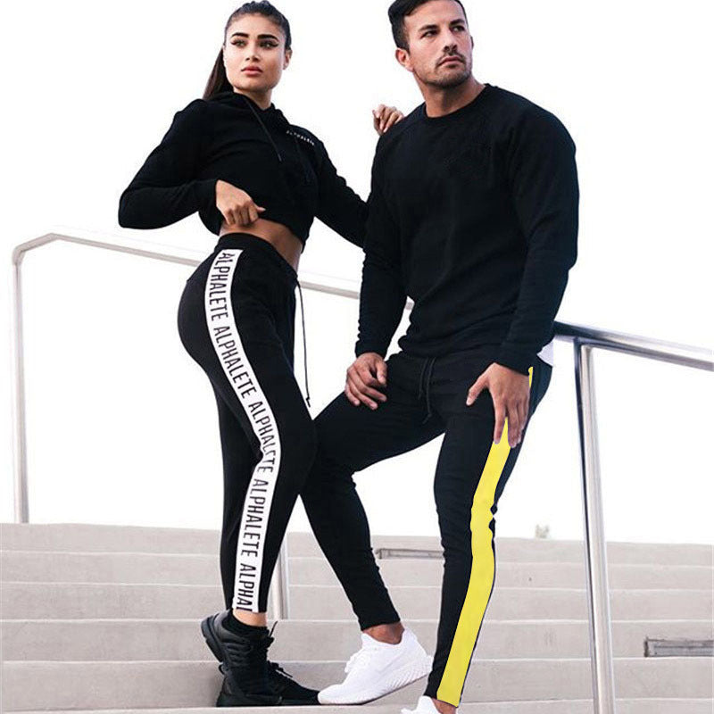Trousers Men's Four-season Men's Outdoor Sports Leg Casual Pants Side-stitched Stretch Slim Pants