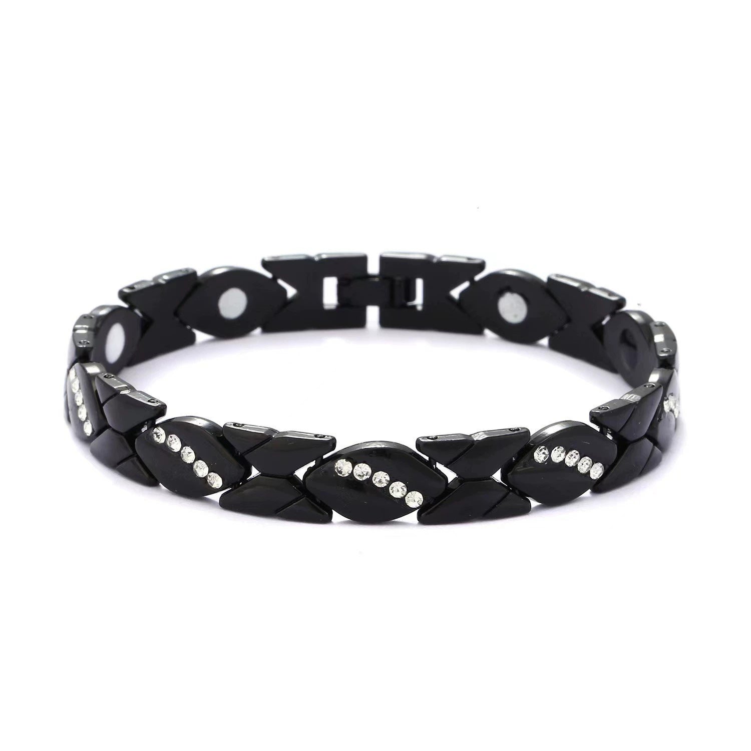 Temu Cross-Border Detachable Magnetic Bracelet European and American Fashion Unisex Couple Magnetic Bracelet Adjustable Watch Chain