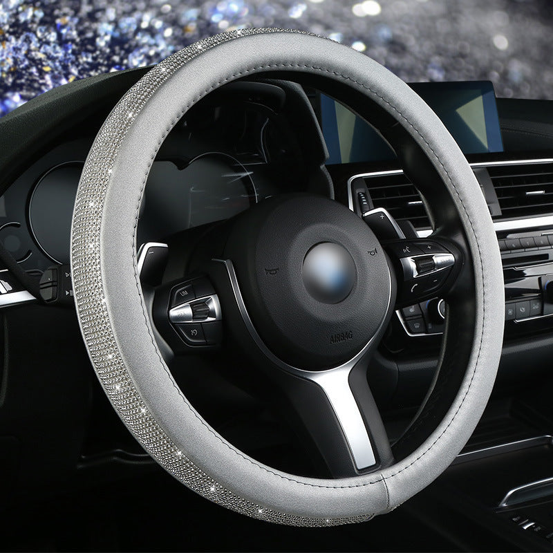 Hot drilling car steering wheel cover Diamond full diamond ladies cute steering wheel cover Amazon Four Seasons General wholesale