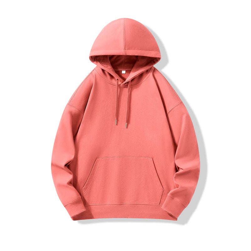 Hooded Sweater | Non-Deformable Pure Cotton Sweater Xinjiang Cotton Shoulder Pullover Autumn and Winter Solid Color ins Street Tide Hoodie