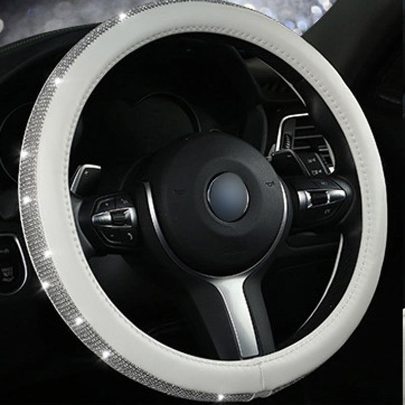 Hot drilling car steering wheel cover Diamond full diamond ladies cute steering wheel cover Amazon Four Seasons General wholesale