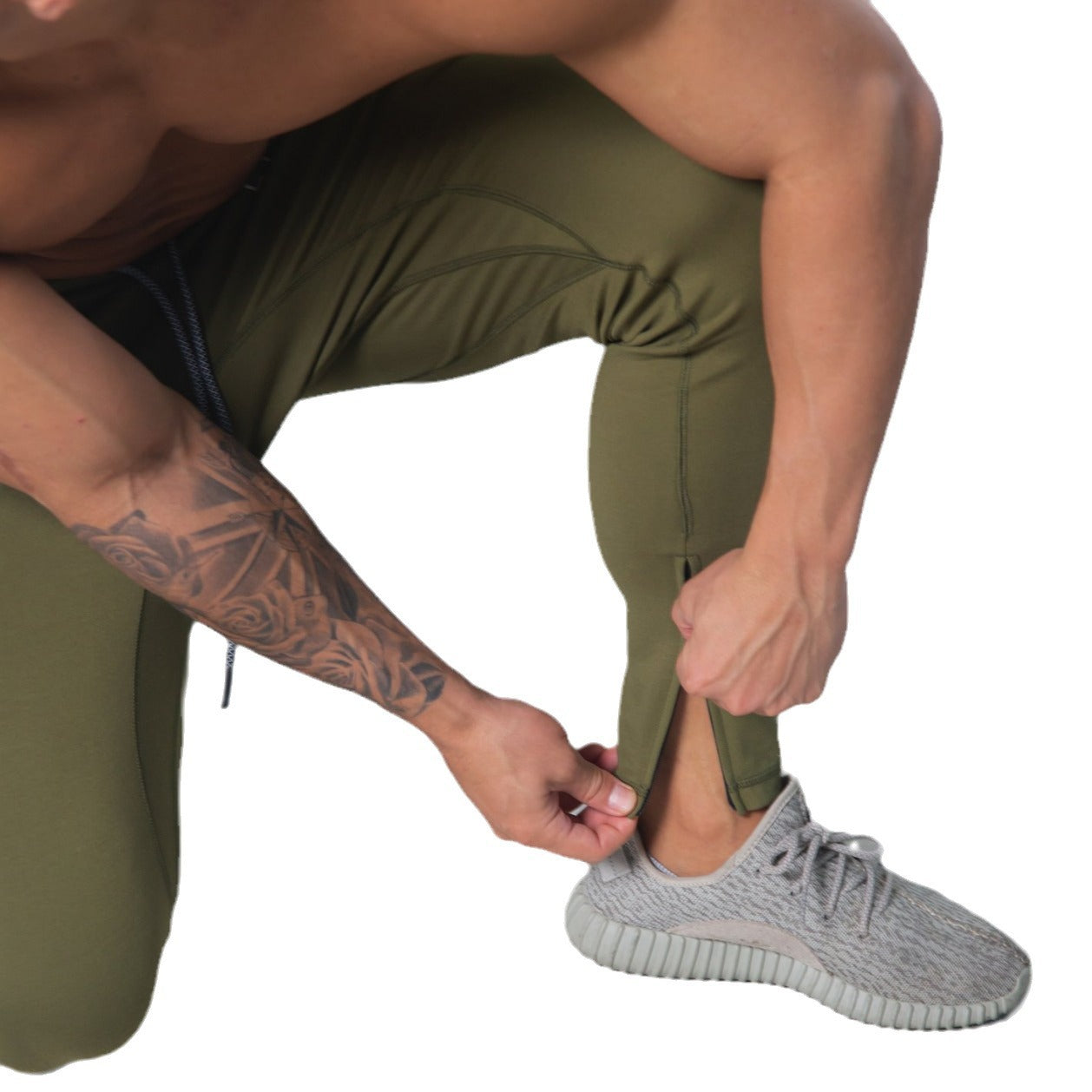 2020 Autumn New Muscle Brothers Running Fitness Cotton Trousers Casual Sports Pants Men's Factory Direct Sales