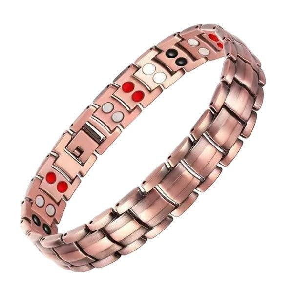 Temu Cross-Border Detachable Magnetic Bracelet European and American Fashion Unisex Couple Magnetic Bracelet Adjustable Watch Chain