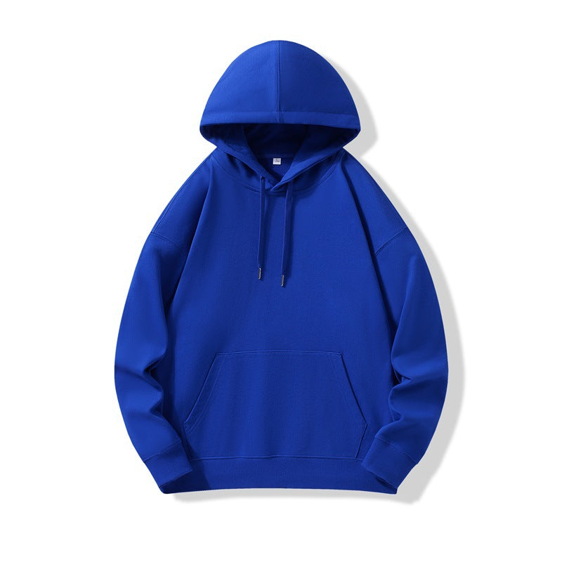 Hooded Sweater | Non-Deformable Pure Cotton Sweater Xinjiang Cotton Shoulder Pullover Autumn and Winter Solid Color ins Street Tide Hoodie