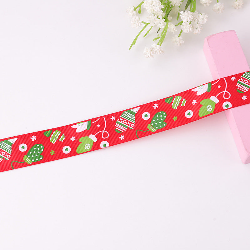 Cross-border Special Ribbon Wedding Christmas Packaging Ribbon Wholesale Exquisite Ribbon Gift Colorfulful Christmas Ribbon