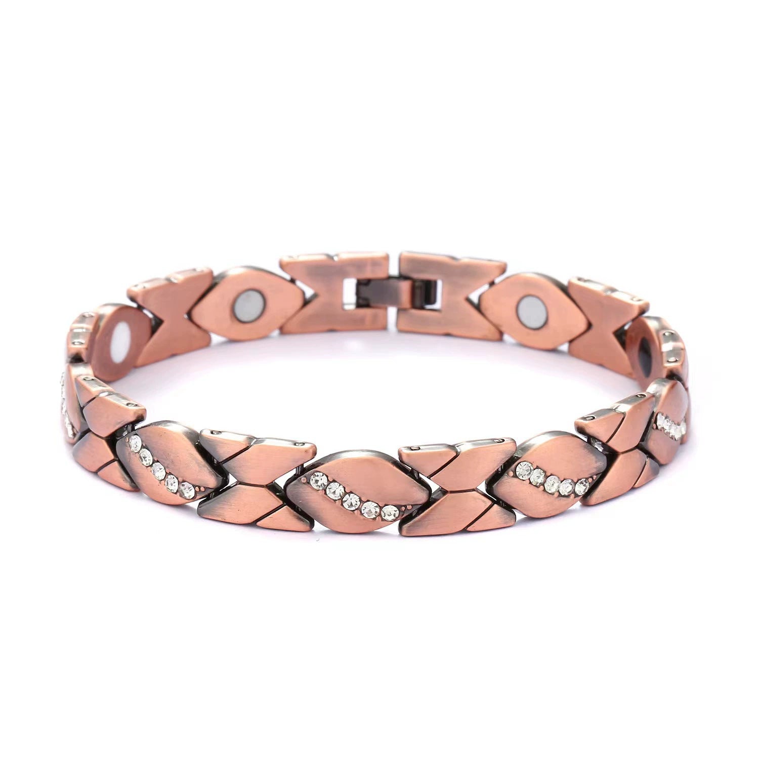 Temu Cross-Border Detachable Magnetic Bracelet European and American Fashion Unisex Couple Magnetic Bracelet Adjustable Watch Chain