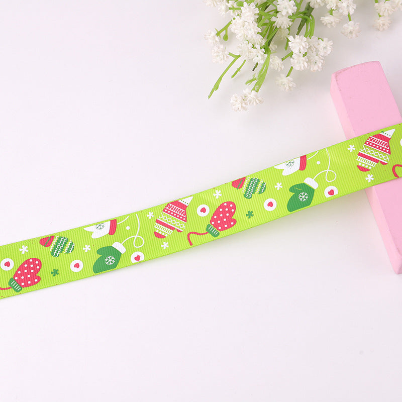 Cross-border Special Ribbon Wedding Christmas Packaging Ribbon Wholesale Exquisite Ribbon Gift Colorfulful Christmas Ribbon