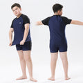 Cross-border Swimwear Children's Swimwear Foreign Trade Big Boys Split Swimwear Plus Fat Loose Quick-drying Fat Children