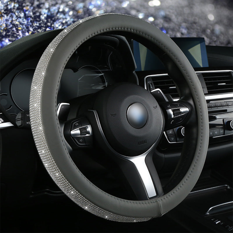 Hot drilling car steering wheel cover Diamond full diamond ladies cute steering wheel cover Amazon Four Seasons General wholesale