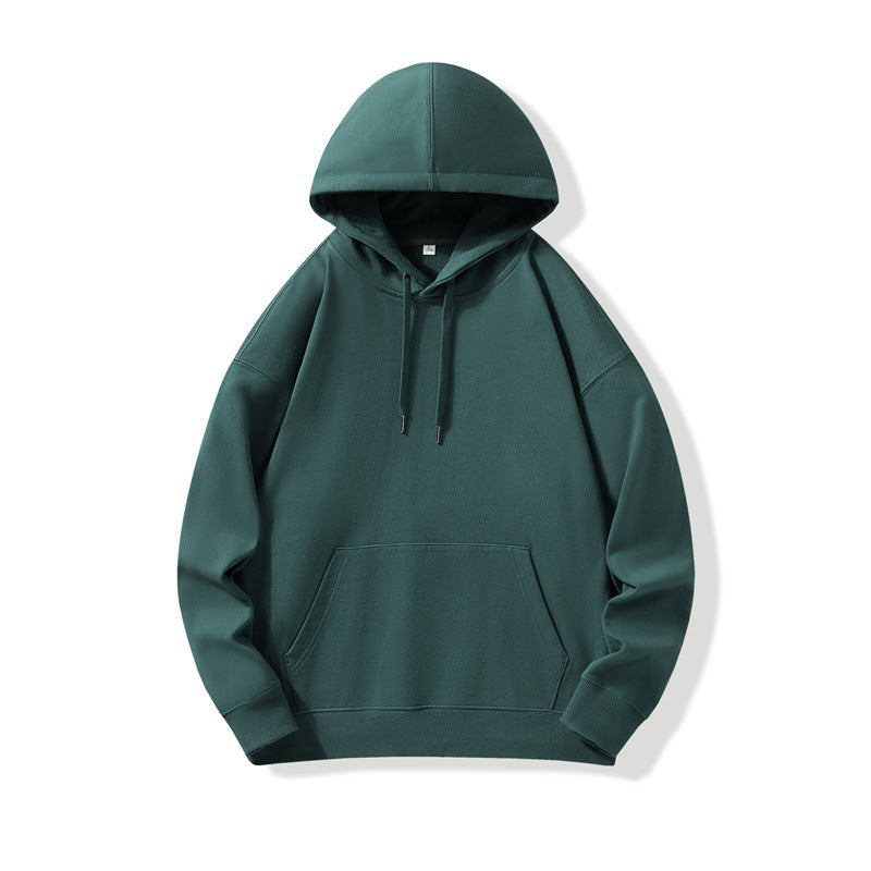 Hooded Sweater | Non-Deformable Pure Cotton Sweater Xinjiang Cotton Shoulder Pullover Autumn and Winter Solid Color ins Street Tide Hoodie