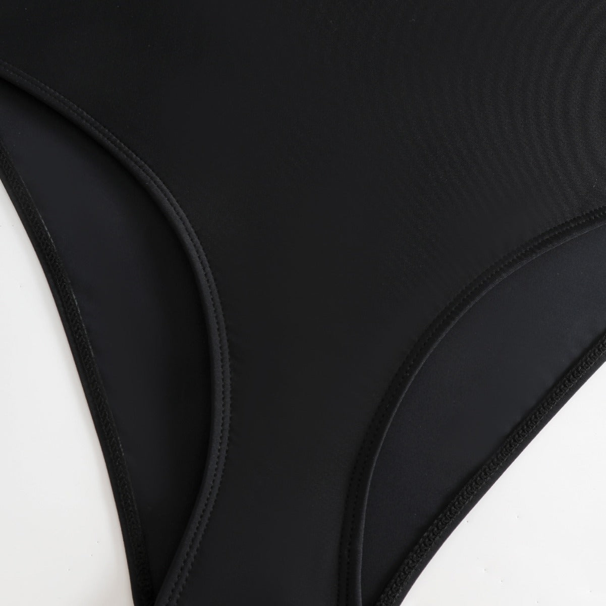 New Sexy Solid Color Backless Bikini, Transparent Mesh Swimsuit, European and American Amazon One-Piece Swimsuit for Women, Cross-Border Bikini