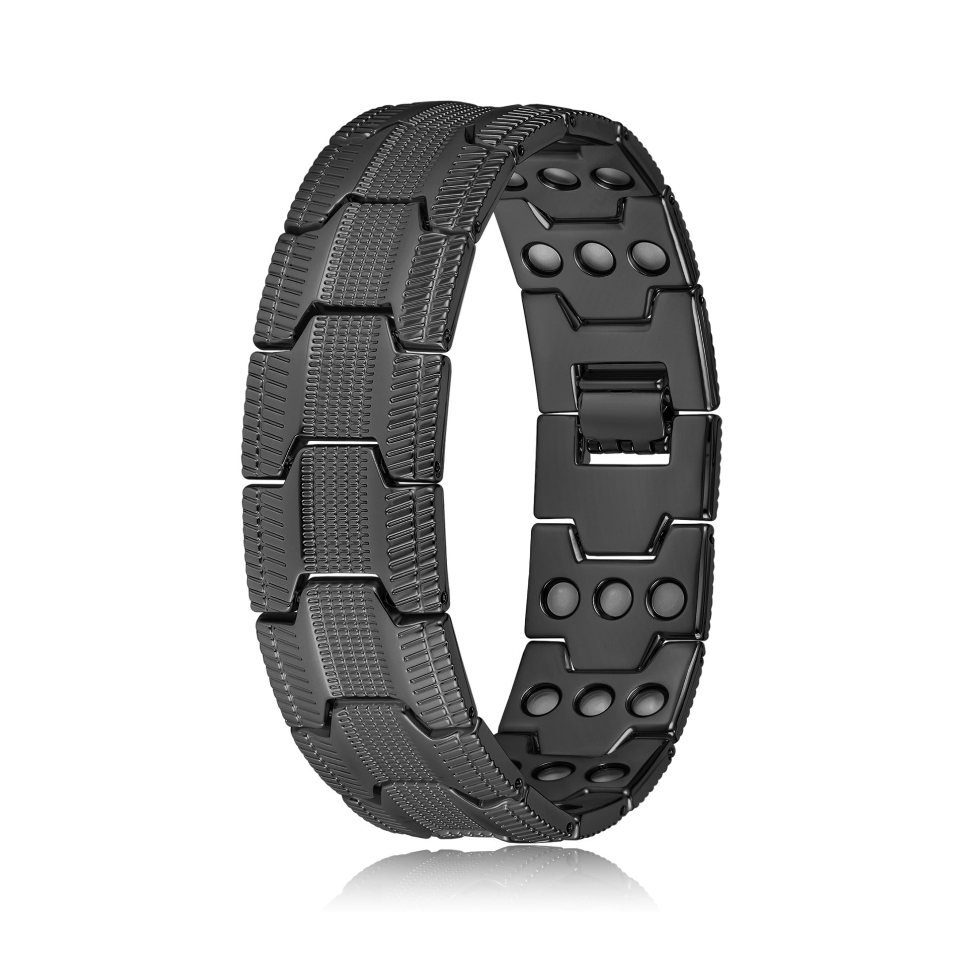 Temu Cross-Border Detachable Magnetic Bracelet European and American Fashion Unisex Couple Magnetic Bracelet Adjustable Watch Chain