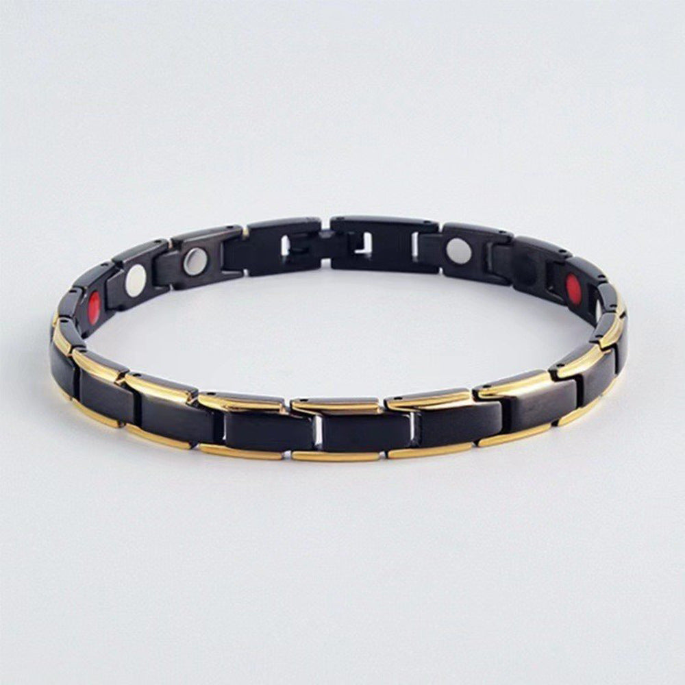 Temu Cross-Border Detachable Magnetic Bracelet European and American Fashion Unisex Couple Magnetic Bracelet Adjustable Watch Chain
