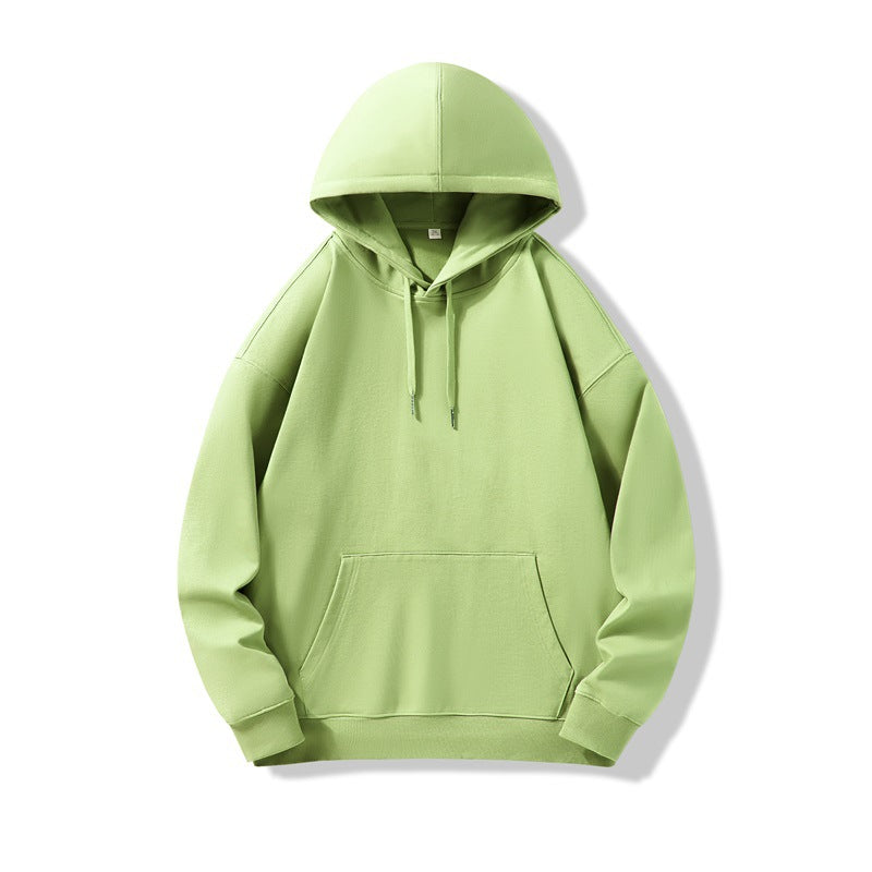 Hooded Sweater | Non-Deformable Pure Cotton Sweater Xinjiang Cotton Shoulder Pullover Autumn and Winter Solid Color ins Street Tide Hoodie