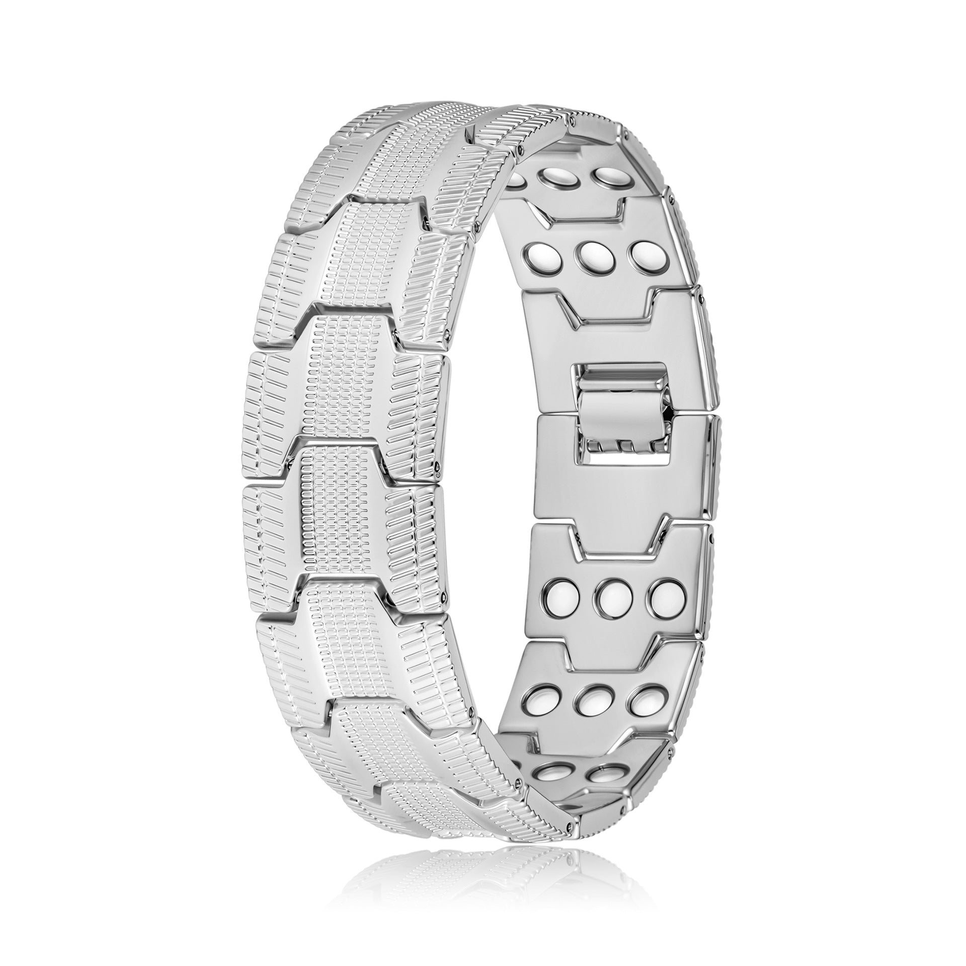 Temu Cross-Border Detachable Magnetic Bracelet European and American Fashion Unisex Couple Magnetic Bracelet Adjustable Watch Chain