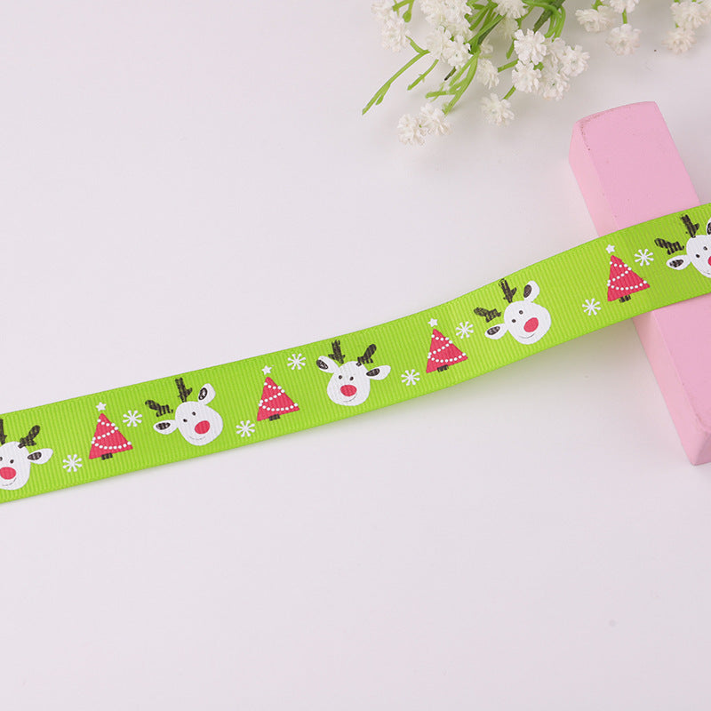 Cross-border Special Ribbon Wedding Christmas Packaging Ribbon Wholesale Exquisite Ribbon Gift Colorfulful Christmas Ribbon