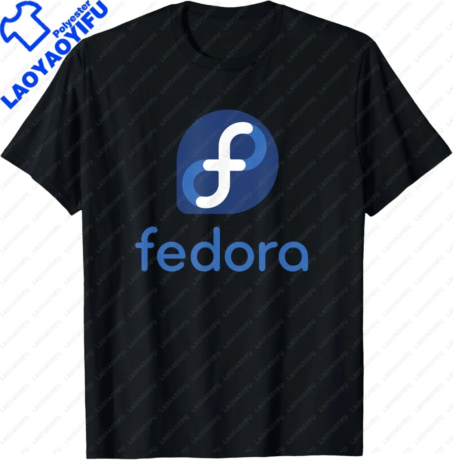 Linux Fedora T-Shirt White Tagline & Logo Open Source Os Tee T-Shirt Unisex Summer Streetwear Tops Mens Clothing Ropa Hombre