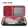Geekria Keyboard Case Compatible with 8Bitdo Retro Mechanical Keyboard Dual Super Programmable Keys Against Drops, Dust, Bumps