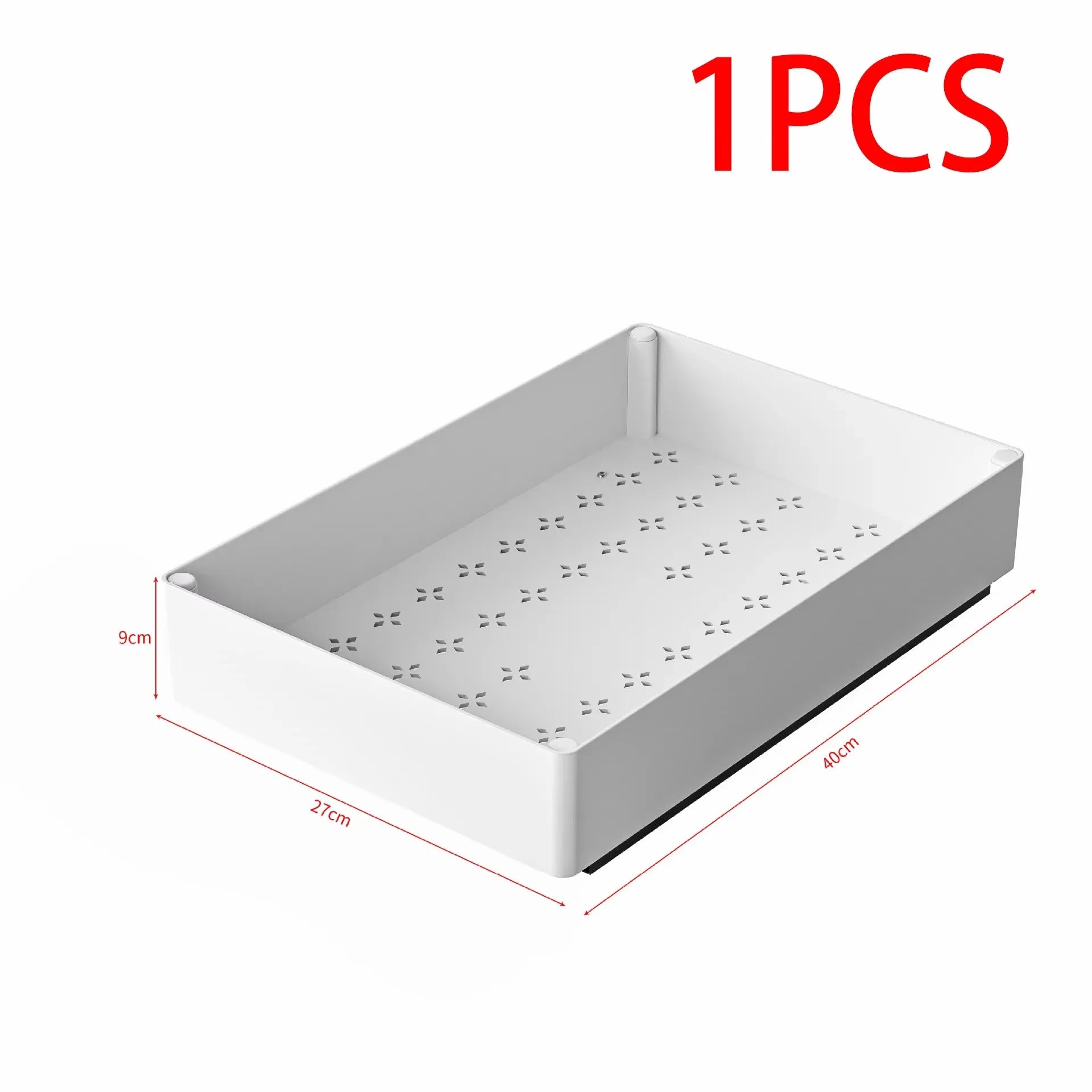 1-2pcs Kitchen Organizer Pull Out Cabinet Storage Rack Drawer Type Storage Tray with Slide Rails Cabinets Organizer for Pantry