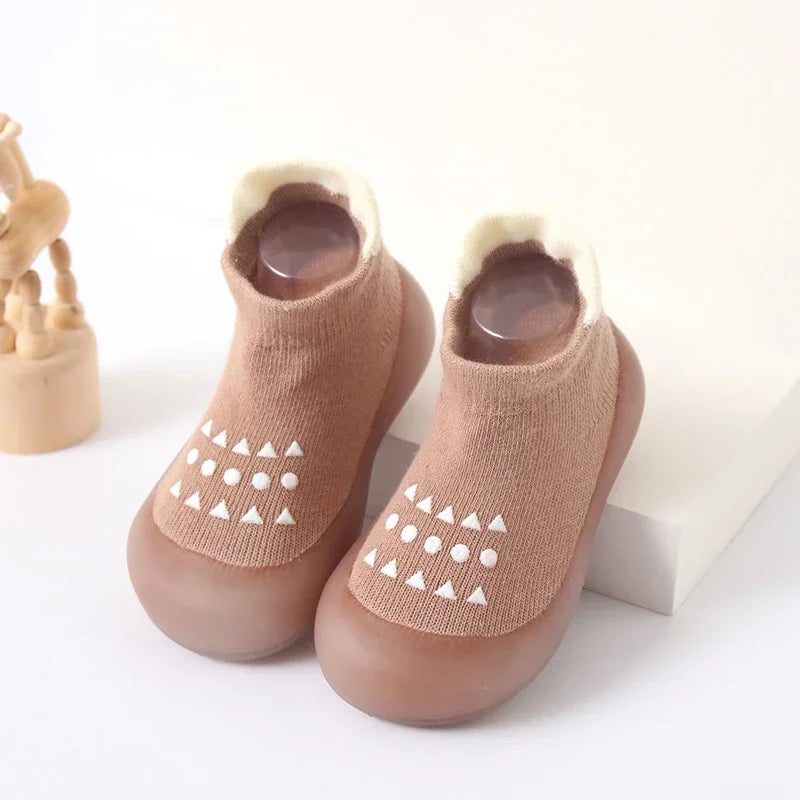 Summer New Combed Cotton Anti slip and Breathable Children's Soft Sole Shoes Baby Walking Shoes Mesh Faced Baby Floor Socks