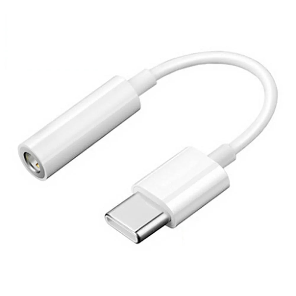 Type C Headset Adapter Portable Type-C To 3.5mm Aux Adapter Earphone Cable Converter for Smart Phone Accessories