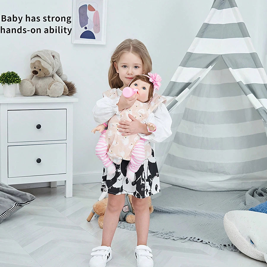 1Pc Toddler Doll Carrier, Pet Carrier, Adjustable Baby Carrier for Infants and Toddlers, Multifunctional Pretend Play Doll Double Ring Carrier, Suitable for Children Aged 3-6, Toy Backpack.