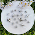 18pcs/Set Detachable Punk Style Metal Rivets Decorative Buckles For Garden Shoes & Hole Shoes New