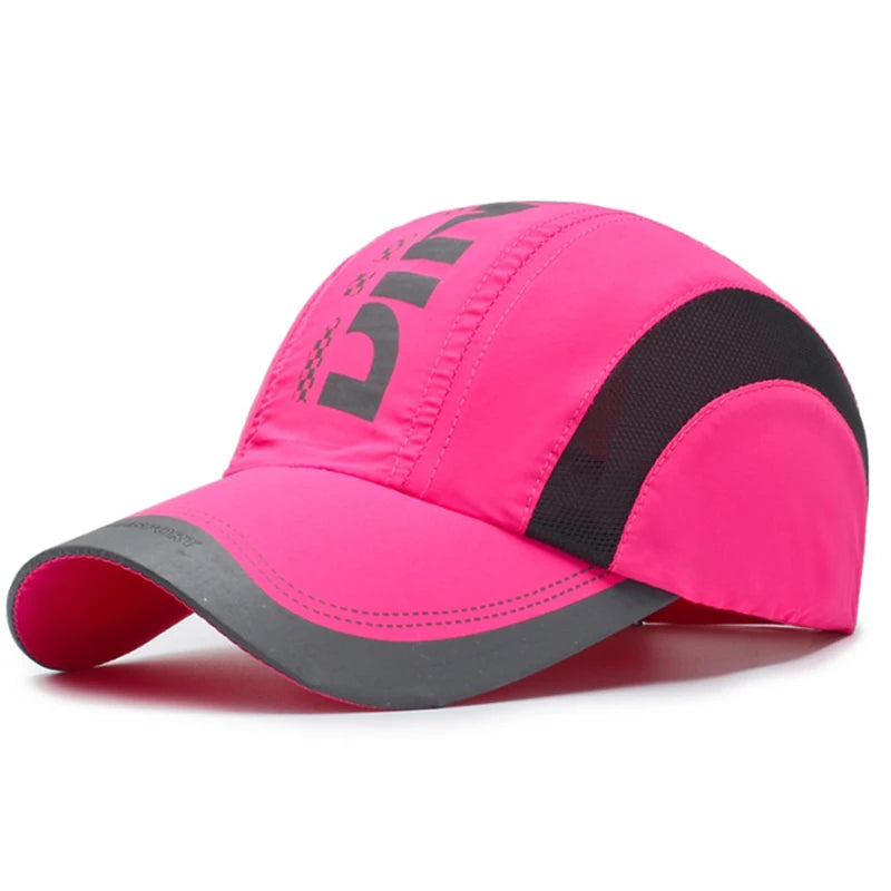 New Summer Hat Quick-Drying Cap Fashion Spring Baseball Cap Outdoor Sports Cap Breathable Mesh Hat Visor Hat Mens Cap