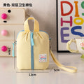 Portable Small Sanitary Napkin Storage Bag Macaron Travel Toiletry Cosmetic Case Makeup Organizer Versatile