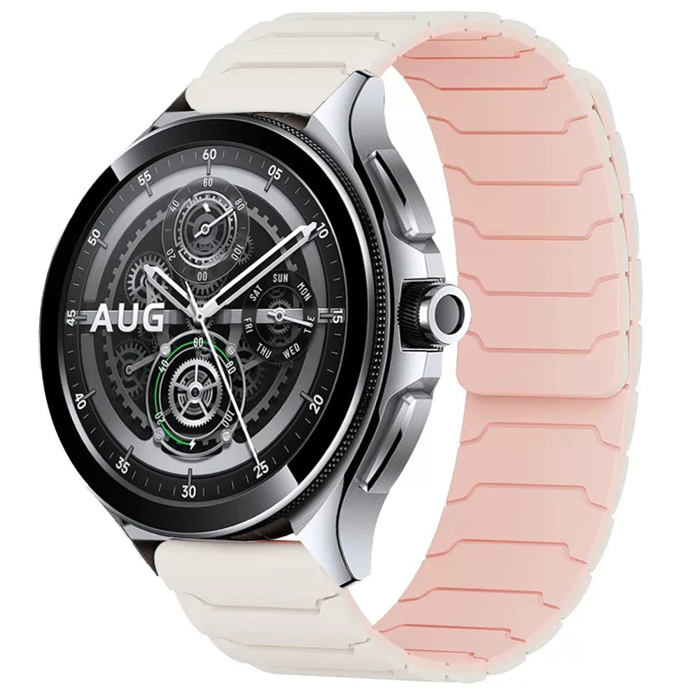 20/22mm Magnetic Band For Xiaomi Watch 2 Pro/Color 2/Mi Watch S1 S4 Sport Strap For Amazfit Bip 6 5/BALANCE 2 Silicone Bracelet