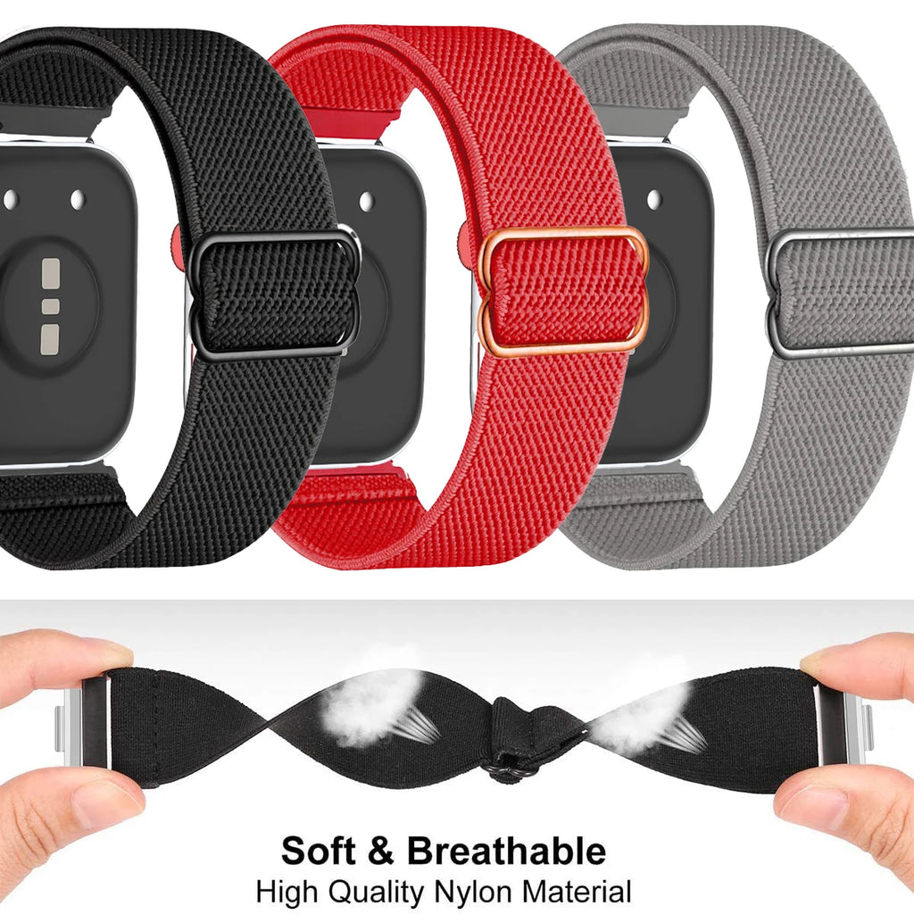 Elastic Nylon Loop Watch Band For Huawei Watch Fit3 2 Strap Replacement Wristband For Huawei Fit 5 4 Bracelet Correa Accessories
