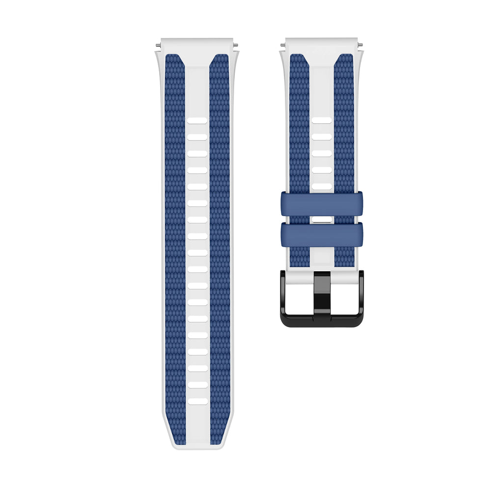 Two-Tone Silicone Strap 22mm For Huawei Watch Ultimate 2 / GT 6 5 Pro 46mm / GT4 GT3 GT2 / Watch 5 4 3 Band Watchband Bracelet
