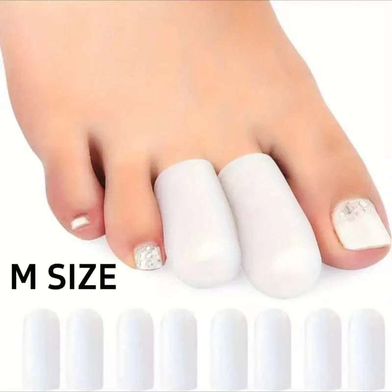 2 Breathable Silicone Toe Caps, Specifically Designed for Big Toes - Reduces Calluses and Blisters, Durable and Comfortable, Suitable for Walking, Toe-Friendly, Comfortable Fit, Slip-On Design