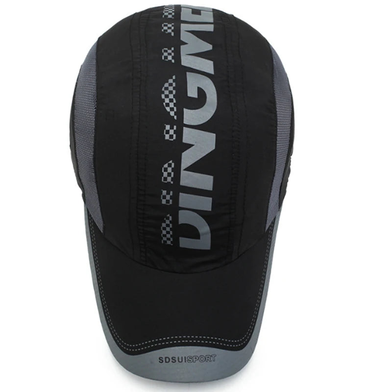 New Summer Hat Quick-Drying Cap Fashion Spring Baseball Cap Outdoor Sports Cap Breathable Mesh Hat Visor Hat Mens Cap