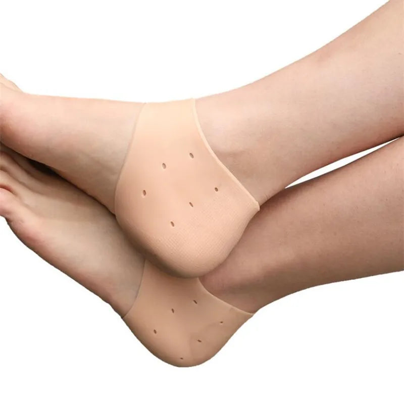 1Pai Heel Cushion Gel Heel Protector for Plantar Fasciitis Achilles Tendonitis Bone Spur Aching Feet Relieve Pain Pedicure Tools