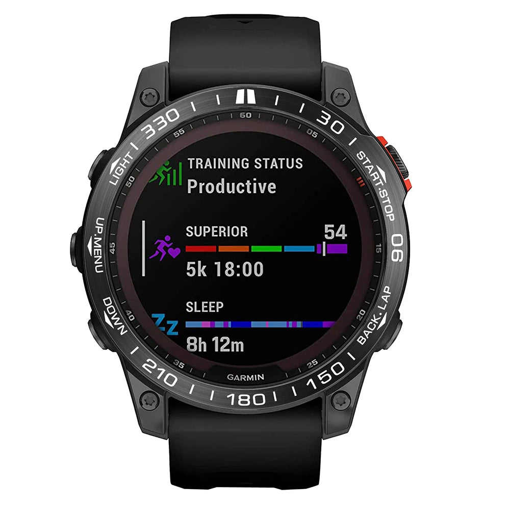 Adhesive Bezel Ring For Garmin Fenix 7/7S/7X Pro Stainless Steel Protective Cover Accessories