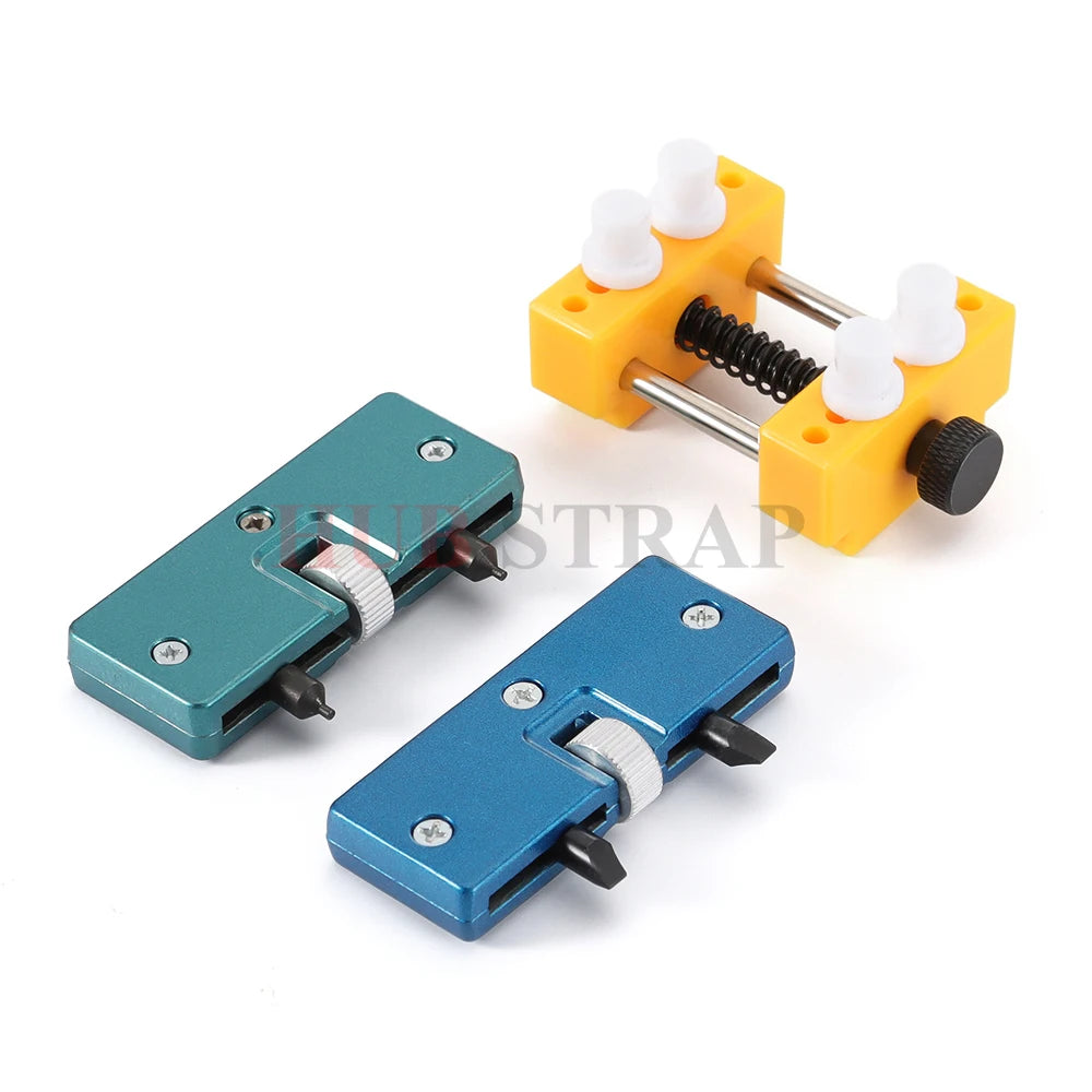 1 Set Adjustable for Watchmaker Repair Tool Watch Back Case Cover Holder Remover Opener Safety Stainless Steel Watch Accessories