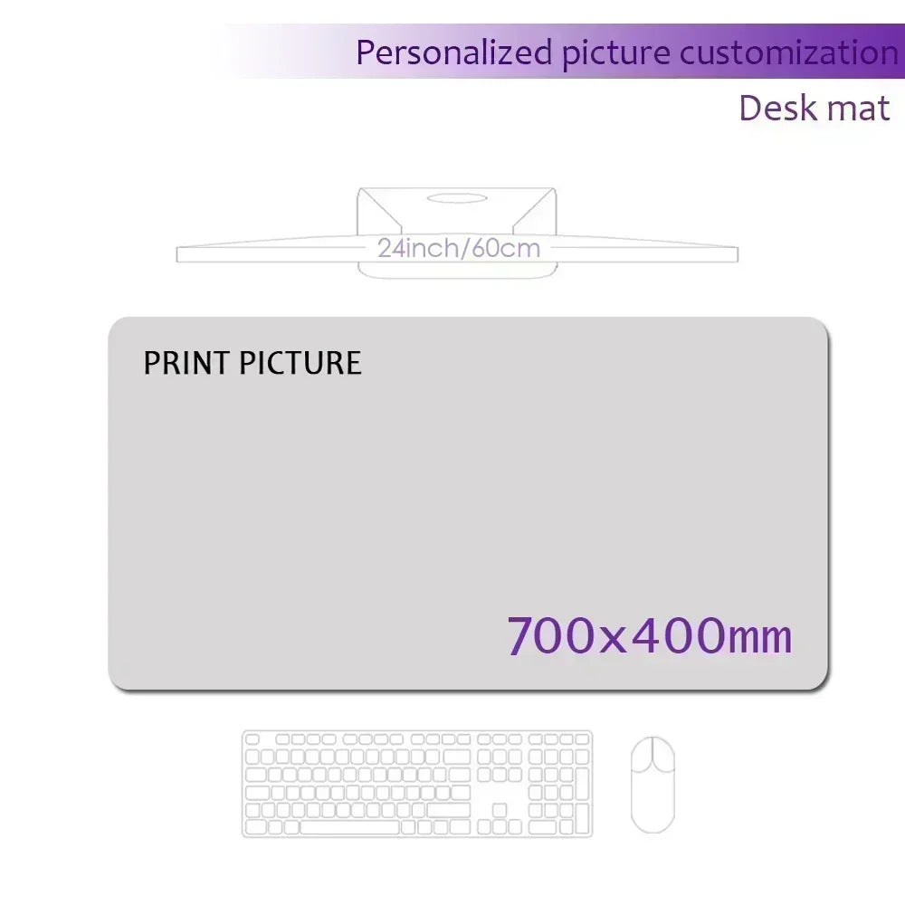 Custom Playmat 60x35cm Mousepad Custom Image Tabletop Gaming Deskmat Playmat Custom Game Mat Printing HD,Rubber Mouse Pad Xxl