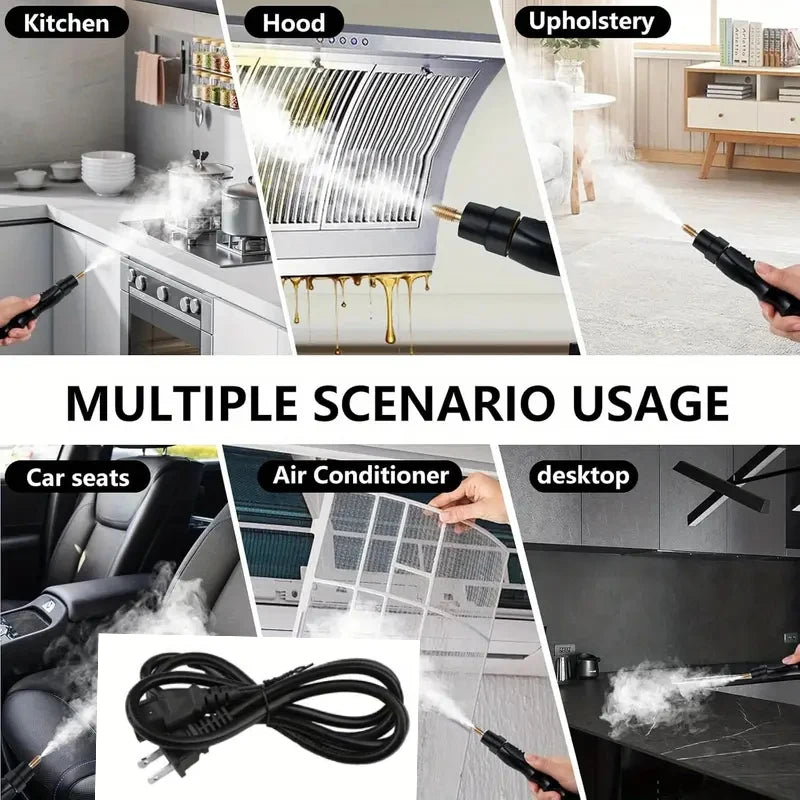EU Plug 1500W 220V,US Plug 2500W 110V.Car washer,High-temperature steam cleaner, jet cleaner, kitchen range hood，Christmas gifts