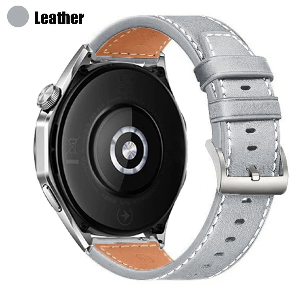 Replacement 22mm Strap For Huawei Watch GT6 6Pro GT5 GT 4 3 2 46mm Watch 5 4 Pro Smartwatch Leather Silicone Bracelet Wristbands