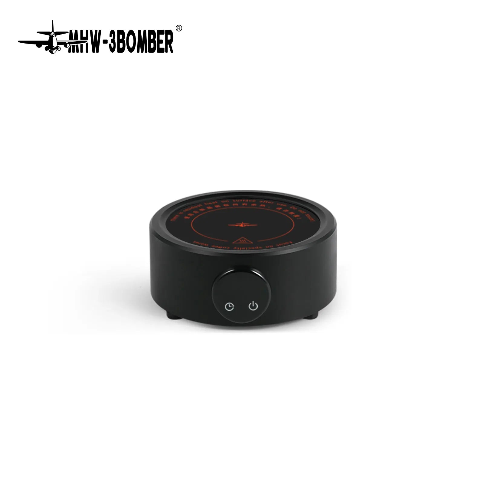 MHW-3BOMBER Mini Coffee Electric Stove for Moka Pot 800w Ceramic Cooktop Milk Water Heating Furnace Coffee Tool Camp Kitchen Use