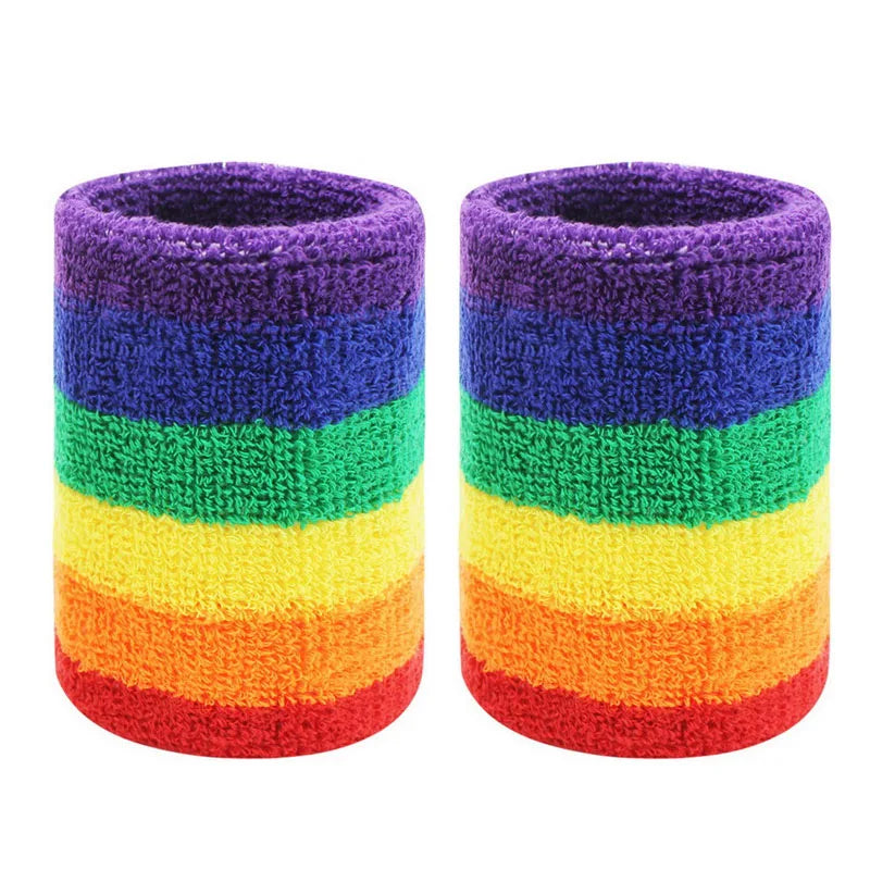 Tennis Wristbands Sport Headband For Men Women Towel Sweat Bands Basketball Yoga Gym Running Volleyball Wrist Wrap Sweatband
