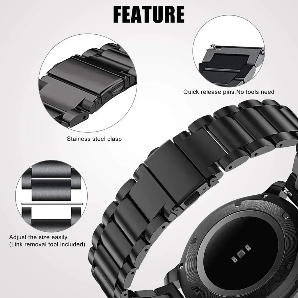22mm Metal Stainless Steel Strap For CMF by Nothing Watch Pro Bracelet Watchband Correa For CMF Watch Pro 2 Replacement belt