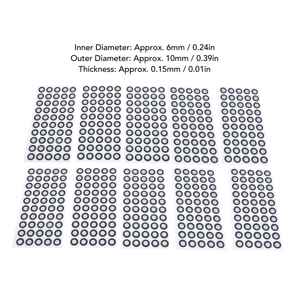 500Pcs 3D Scanning Marker 6mm ID 10mm OD Reference Point Diffuse Reflection Markers 3D Scan Tracking Dots