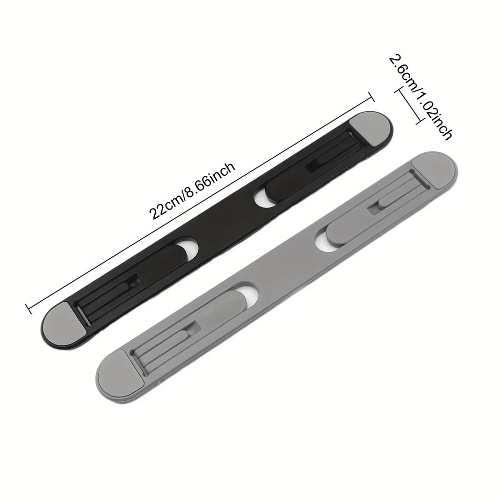 Adjustable and Foldable Laptop Stand with Keyboard & Tablet Holder, Heat Sink Design for Height Adjustment, Improved Vision