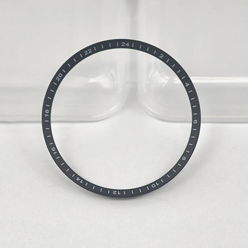 30.5mm Watch Chapter Rings Fit SKX007 SKX009 SRPD Watch Case Plastic Inner Ring NH35 NH36 Movement Men's Watch Parts Replace
