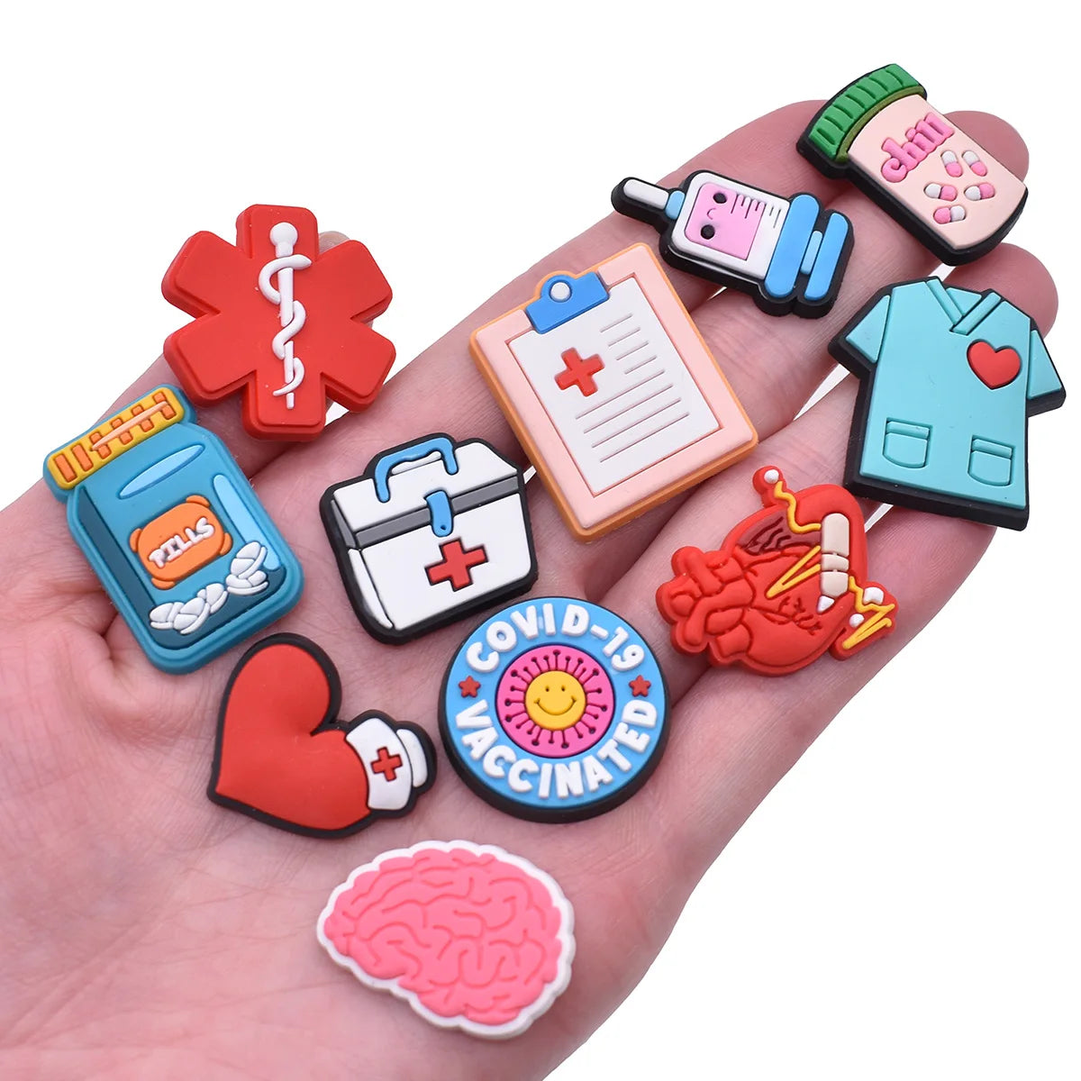 classical medical PVC shoe Charms Slippers Buckle combination Fit Wristbands accessories Decoration Bands gift unisex party