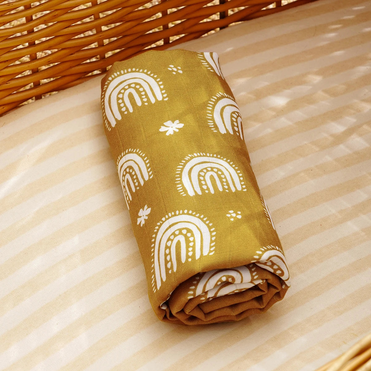 Elinfant 100% Cotton 120*110cm 2 Layers Newborn Baby Bath Towel Wrap Muslin Swaddle Blankets Wholesale Dropshipping