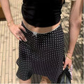 Spring Summer Women's Long Skirt High Waist A-line Skirt Ladies Korean Fashion Solid Pink Fishtail Skirts for Women
